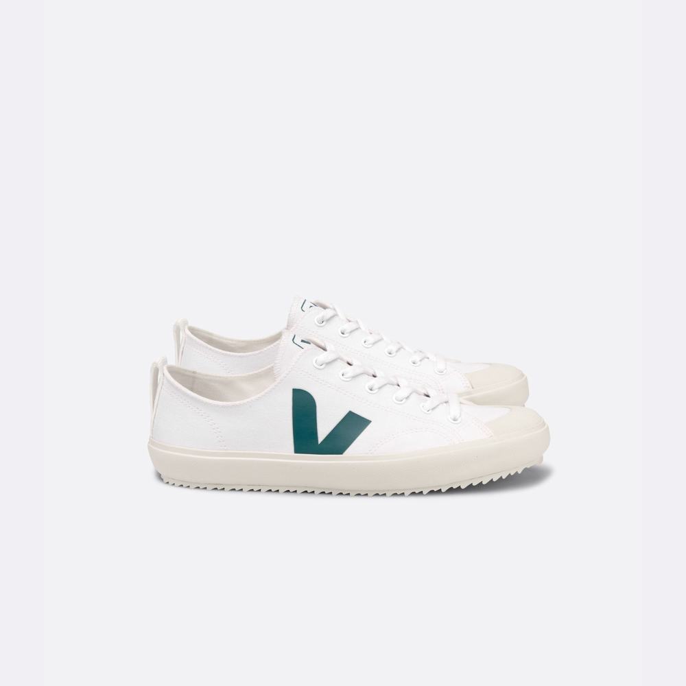 Veja Nova Canvas Sneakers Herr White/Brown | Sverige-21068